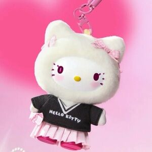 Hello Kitty Pop Star Plush Keychain